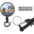 thumbnail image 3 of Bike Rear Mirror Bicycle Cycling Rear View Mirrors Adjustable Rotatable Handlebar Mounted Plastic Mirror for Mountain Road Bike, 3 of 9