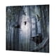 thumbnail image 5 of Cortinas Opacas Oscurecedoras De De 2 Paneles, Cortina De Paisaje Con Impresión De 3D Cortinas De Del Dormitorio De Cuervos Soledad Cortina de poliéster, 5 of 8
