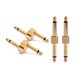 thumbnail image 5 of FENGGUIQU 4Ud Adaptadores Rectos Y En Z Para Pedal De Guitarra Efectos Color Dorado Metal, 5 of 8