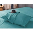 thumbnail image 5 of Elevate Your Sleep with SMYRNA 100% Rayon Fabric Bamboo Luxury Queen 6 Piece Bed Sheet Set | Ultra-Soft Teal | Moisture Wicking | Deep Pockets | 1 Fitted Sheet,1 Flat Sheet, 4 Pillowcases, 5 of 5