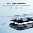 thumbnail image 5 of Dteck Magnetic Case for iPhone 14 Pro Max,Shockproof TPU Matte PC Case 360° Rotatable Ring Holder Kickstand Compatible with Mag Safe Back Cover,Navyblue, 5 of 8