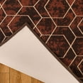 thumbnail image 4 of BY COCOON 2'x6' Runner Rug| Carpet Runner Kitchen Rug Washable Rug Runners Rugs for Hallway Non Slip (57 Cm x 180 Cm Brown Rug), 4 of 8