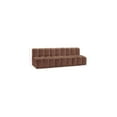 thumbnail image 3 of Meridian Furniture Arc Cognac Vegan Leather Modular Sectional, 3 of 12