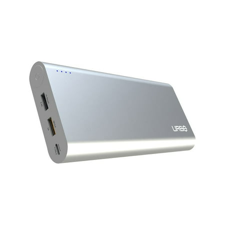 Urbo Quick Charging 20K Portable Power Bank with 20800 mAh and 3 Ports to Charge Laptops, Tablets, Phones