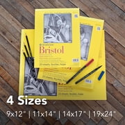Strathmore Bristol Paper Pad, 300 Series, Regular, 9 x 12, 20 Sheets