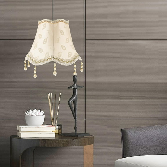 WHAMVOX Vintage Lamp Shade Scalloped Lampshade Office Home Decoration Baby