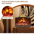 thumbnail image 2 of Wax Melt Warmer Burner Electric Fireplace – Scented Flame with 4-Timer Auto Shut Off, 224 – Home Decor, Kitchen, & Other, 2 of 6