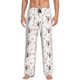 thumbnail image 1 of Fotbe Heart Panda Pantalones de Pijama para Hombre, Pantalones de Dormir, Pantalones de Casa con Cintura Ajustable y Bolsillos-X-Large, 1 of 6