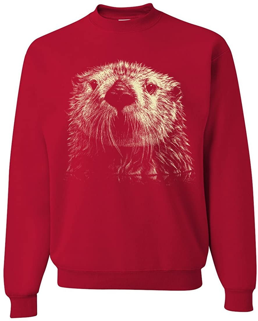 Giant Otter Face Asst Colors Crewneck 