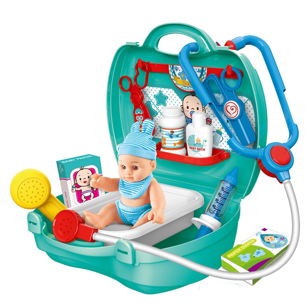 Kids Doctors Set Medicals Playset Nurse Medic Pretend Role Play Toy Set