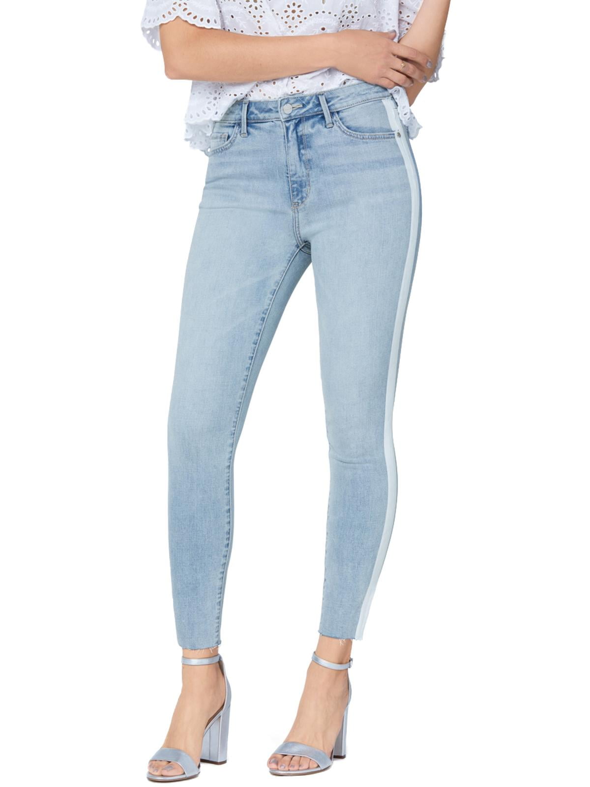 striped womens jeans