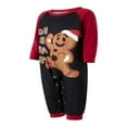 thumbnail image 2 of Christmas Pajamas for Family  Long Sleeve Gingerbread Man Print Tops + Pants Set, 2 of 9