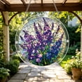 thumbnail image 2 of PLPPYFS Acrylic Puzzles Suncatcher Window Hanging, 83 Pieces 7.4 Inch Sun Catcher Acrylic Puzzles, DIY Stained Glass Acrylic Puzzle Kit Garden Decorations for Women Men Mom Birthday Gift, 2 of 5