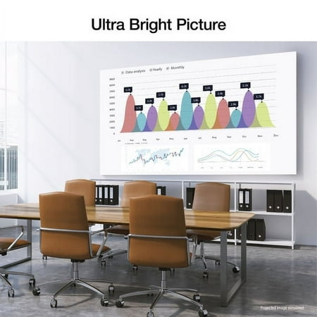Epson - EpiqVision Flex CO-FH02 Full HD 1080p Smart Streaming Portable Projector, 3-Chip 3LCD, Android TV, Bluetooth - White