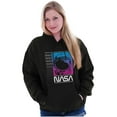 thumbnail image 4 of Vaporwave NASA Worm Logo Astronaut Hoodie Sweatshirt Women Men Brisco Brands S, 4 of 6