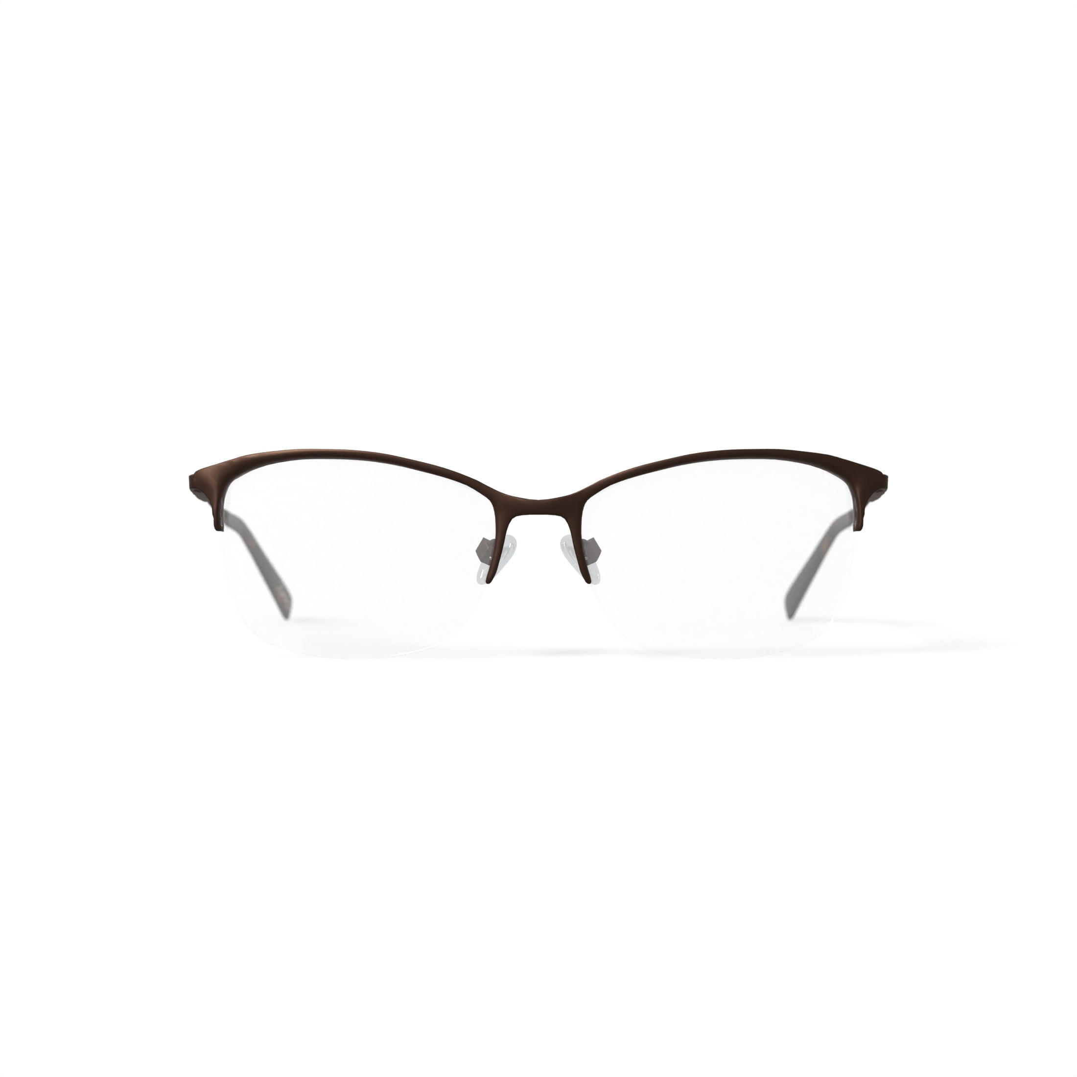 Love by Ellen DeGeneres Womens Prescripton Eyeglasses, Freret, Brown, 53-16-140, with Case