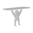 thumbnail image 2 of Estantes de baño con cesta colgante de modelado de astronauta, estante de almacenamiento montado en la pared gris, 2 of 9