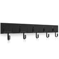 thumbnail image 1 of HLONK Rustproof Magnetic Hooks  Stainless Steel Black  4 Pieces, 1 of 7