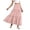 Pink, variant on XinghaiYIDE Women's Boho Tiered Maxi Skirt 2026 - Summer Flowy A-Line Long Skirt with Pockets for Beach Vacation Casual Wear,S-XXL