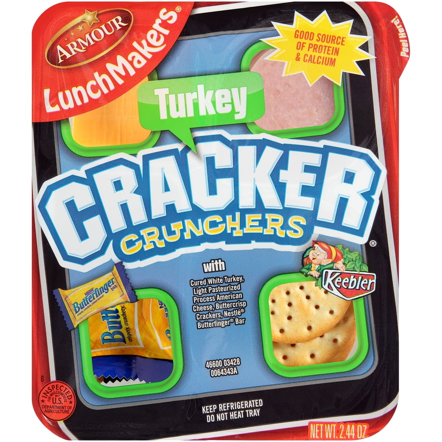 Armour LunchMakers Turkey and Cheese Portable Meal Kit with Crackers