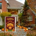 thumbnail image 6 of Hello Thanksgiving Outdoor Garden Flag Durable Cartoon Happy Thanskgiving Cute Camping Flag Turkey Thanksgiving Day Washable Porch Flags Deco for Home Porch Front Door 28x40inch, 6 of 6