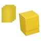 thumbnail image 1 of Caja protectora para baraja de cartas, ligera, de piel sintética, con deflector Amarillo, 1 of 9