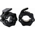 thumbnail image 1 of 1 Inch Barbell Clamps Clip Quick Release Locking Barbells Pro Workout Weight Collar Clips Lock Weights Plates 1'' Diameter Standard Bar for Weightlifting Fitness Training, 1 of 4