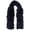 Black, variant on Faux Turkey Feather Plush Warm Scarf Solid Color Thickened Scarf Soft Touch Scarves Wraps Long Scarf Accessories for Women