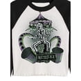 thumbnail image 2 of Beetlejuice Its Showtime, Girls Graphic Crewneck Long Sleeve T-Shirt, Size 4-16, 2 of 4
