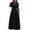 Black, variant on Tiqkatyck Womens Tops Women Long Sleeve Skeleton Soild Cocktail Party Elegant Casual Fashion Evening Party Long Dress Fall Dresses for Women 2023 Wine