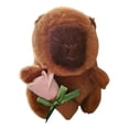 thumbnail image 2 of LLavero colgante peluche de 15 cm, capibara flor, 2 of 5