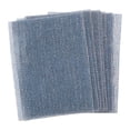 thumbnail image 1 of Uxcell 10Pcs Hojas de Lijado de Malla 80 Granos 2.95" x 3.94" Papel de Lija Húmedo/Seco Pads Abrasivos Sin Polvo con Gancho y Bucle, 1 of 6