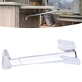 thumbnail image 4 of Folding Shelf Bracket, Aluminium Alloy Wall Mounted RV Desk Extension Support Space Saving  For Balcony For Kitchen, 4 of 8
