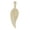 Sterling Silver Yellow-Tone, variant on Sterling Silver Mens Cubic-Zirconia Angel Wing Angle Charm Pendant