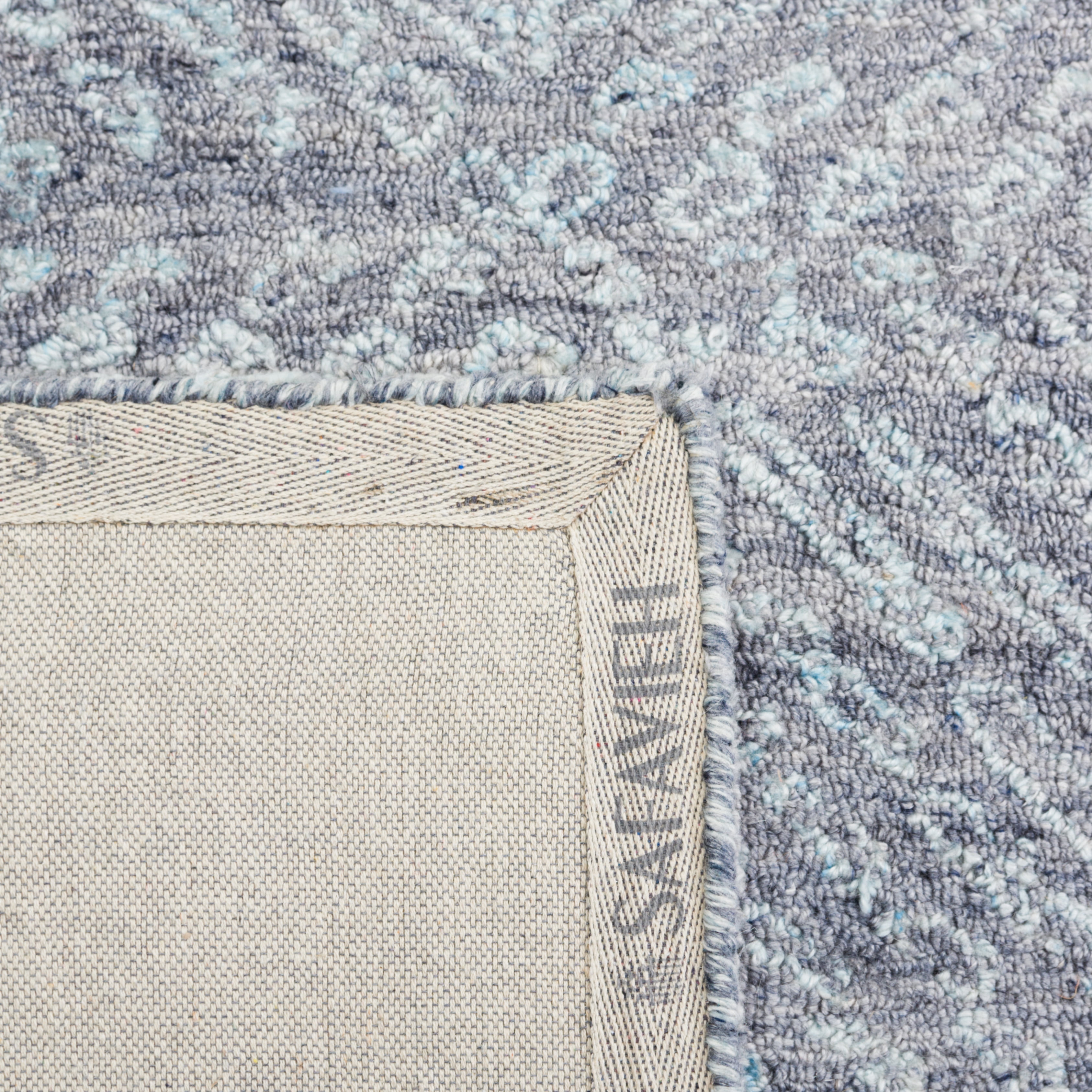 SAFAVIEH Abstract Lily Geometric Runner Rug, Blue, 2'3" x 6'