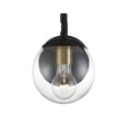 thumbnail image 5 of Trade Winds Lighting 1-Light Wall Sconce In Oil Rubbed Bronze With Brass Accents, 5 of 6