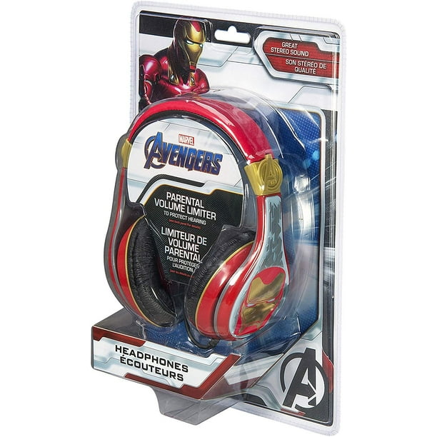 SDI Technologies AV140 3.5 mm Avengers Endgame Kids Headphones with Adjustable Stereo Walmart