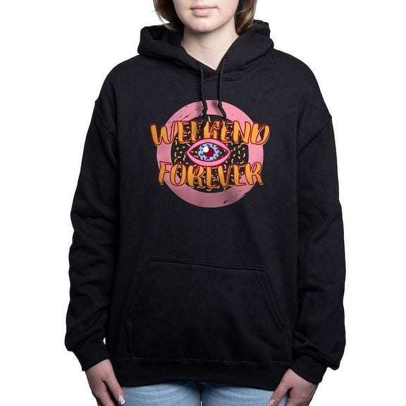 CafePress - Retro 80S Weekend Forever Sweatshirt - Pullover Hoodie, Classic & Comfortable Hooded Sweatshirt