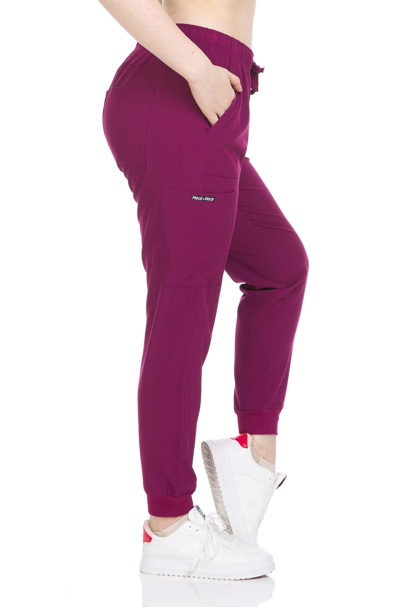 Heal + Wear Women Scrubs Pants Famale Medical with Pockets Regular Fit
