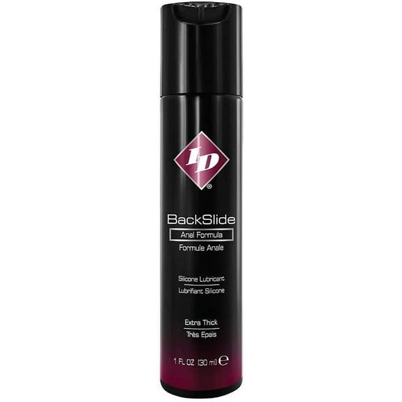 ID Backslide Personal Lubricant - Anal Lube, Silicone, 1 FL Oz Bottle