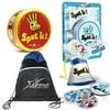 Asmodee Spot It and Spot It Splash Party Games with Myriads Drawstring Bag