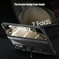 thumbnail image 6 of TECH CIRCLE for Samsung Galaxy Z Fold 6 Case, Hidden Kickstand Wireless Charging Full Body Hinge Protection Slim Case Screen Protector Phone Cover for Samsung Z Fold 6 5G 2024 7.6 inch,Black, 6 of 9