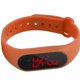 thumbnail image 5 of Sidaley Reloj de Digital fino para niños con pantalla LED, de Fitness para estudiantes, suministros deportivos para niños y niñas Relojes inteligentes Naranja 240*15mm, 5 of 5