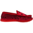 thumbnail image 2 of Trooper America Unisex Bandana Paisley Slip On Shoes, Red/White, Men 10 Women 70, 2 of 3