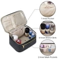 thumbnail image 4 of Bolsa de maquillaje Wandering Nature Travel Organizer de piel vegana, 4 of 7