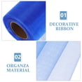 thumbnail image 3 of unbranded Tela De Tul Azul Para Manualidades Y Creativa En Rollo De Organza, 3 of 6