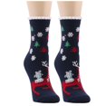 thumbnail image 3 of Gibobby calcetines mujer Calcetines cálidos para mujer, bonitos calcetines de lana con estampado navideño, calcetines de tubo cálidos supersuaves (Multicolor, Unitalla), 3 of 4
