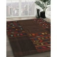 thumbnail image 2 of Ahgly Company Indoor Square Contemporary Red Patchwork Area Rugs, 8' Square, 2 of 6