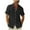 Black, variant on Floenr Mens T Shirts,Men's Button Trend Casual Shirts Cotton Linen Shirts Long Sleeve Shirts