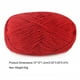 thumbnail image 2 of Yuarrent Hilo de ganchillo, hilo de tejer multicolor, artesanías para ropa de bebé, juego de madejas de hilos flexibles, artes de 4 capas para Artesanía 31 rojo coral, 2 of 5